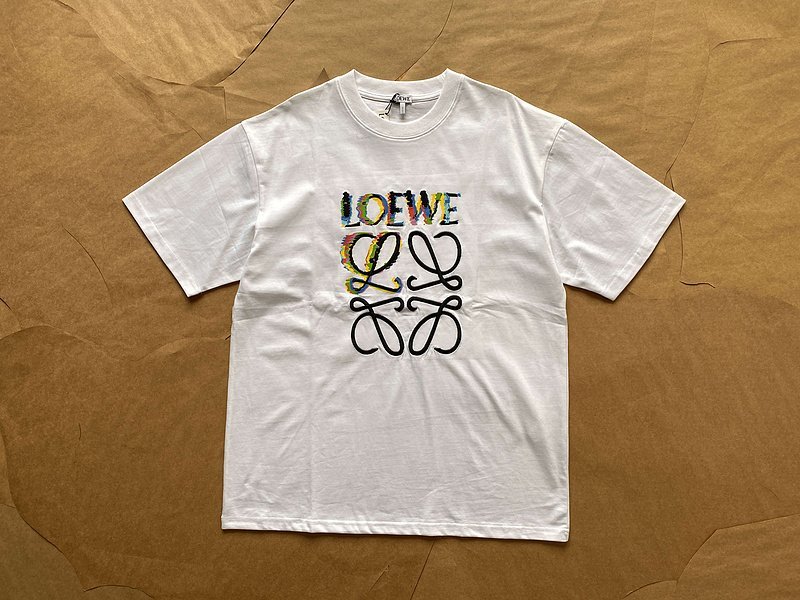 Футболка Loewe Colorful Logo "White" фото № 8