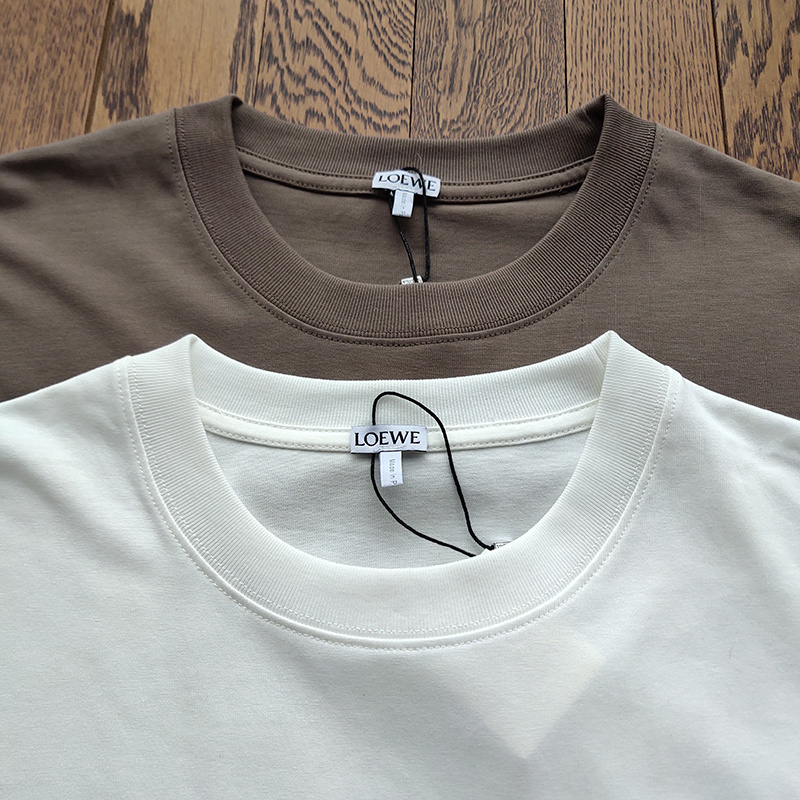 Футболка Loewe Logo In Square "Brown" фото № 4
