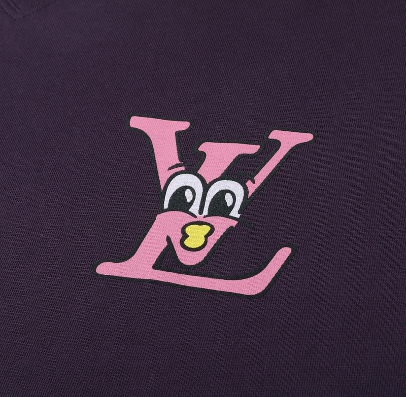 Футболка Louis Vuitton Battle Of Logos "Violet" фото № 4