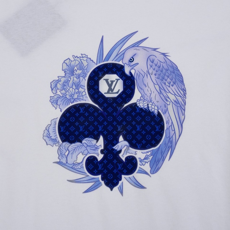 Футболка Louis Vuitton Logo And Eagle "White" фото № 5