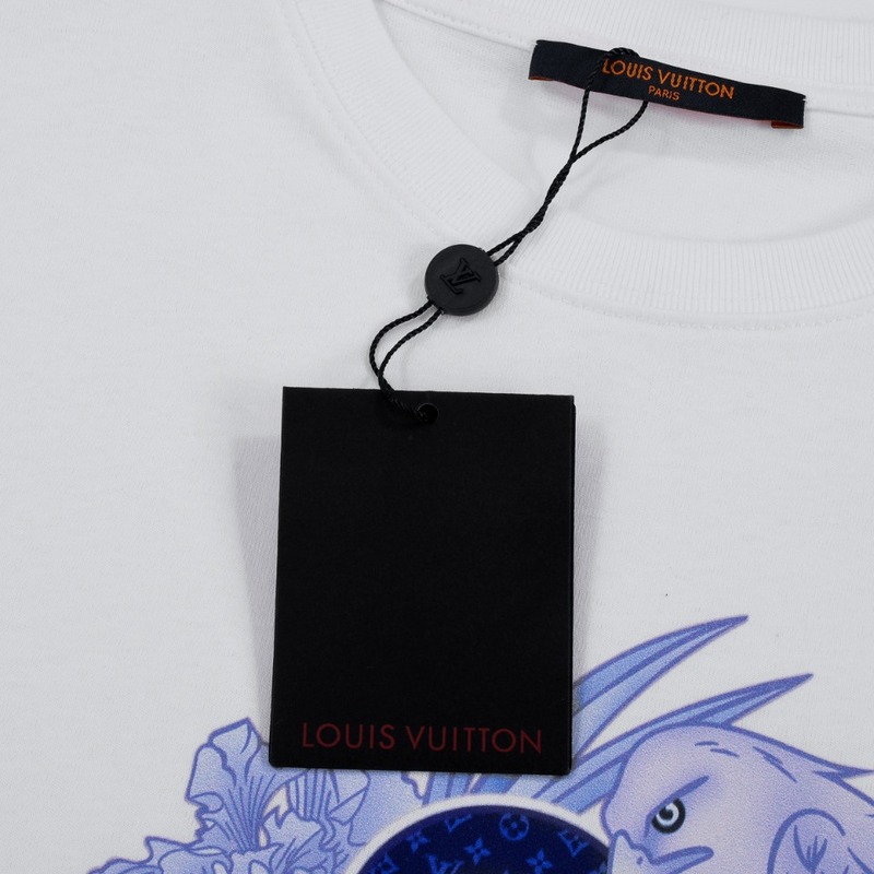 Футболка Louis Vuitton Logo And Eagle "White" фото № 4