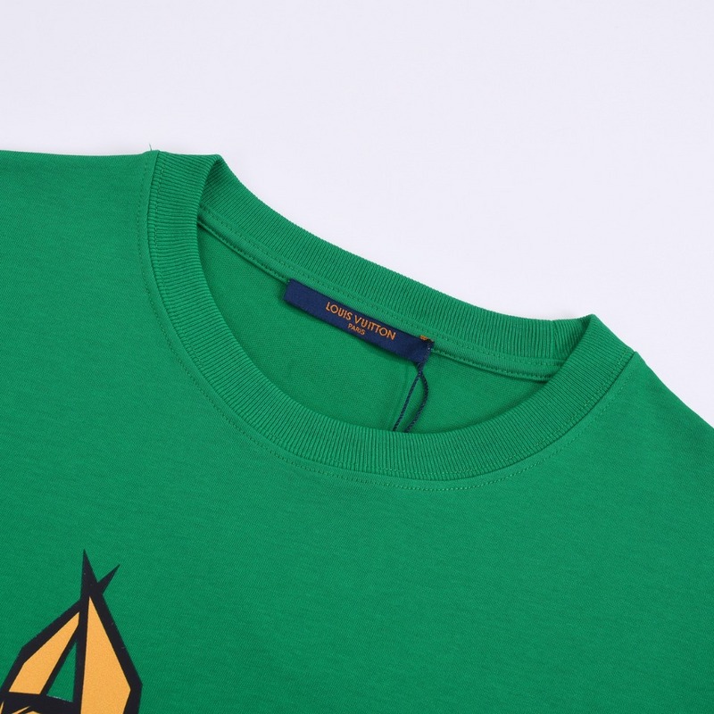 Футболка Louis Vuitton Doberman Drawing "Green" фото № 4