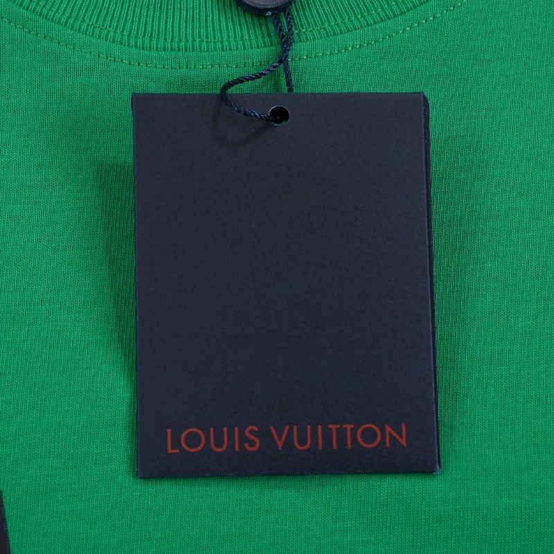 Футболка Louis Vuitton Doberman Drawing "Green" фото № 6