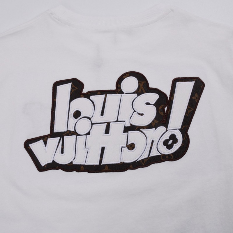 Футболка Louis Vuitton With An Embroidered Logo "White" фото № 4