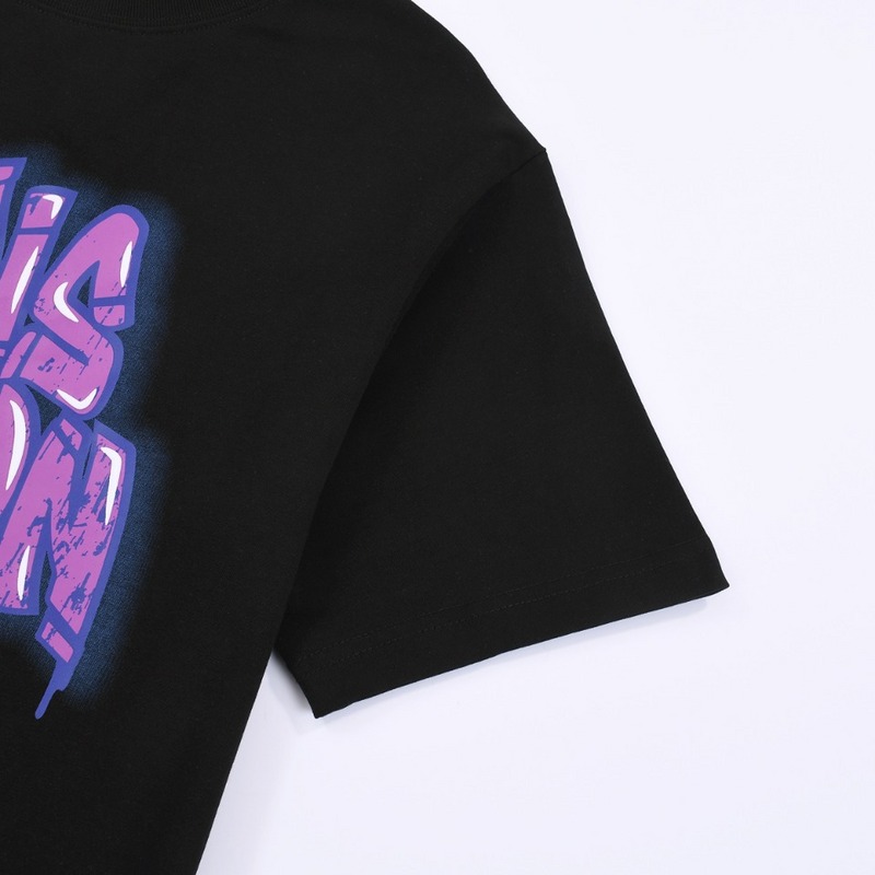 Футболка Louis Vuitton With Purple Logo "Black" фото № 3