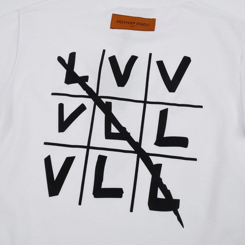 Футболка Louis Vuitton Tic Tac Toe "White" фото № 6