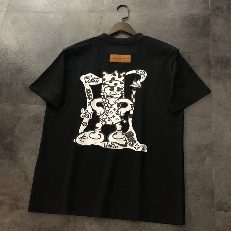 Футболка Louis Vuitton With Branded Dude "Black" фото № 4