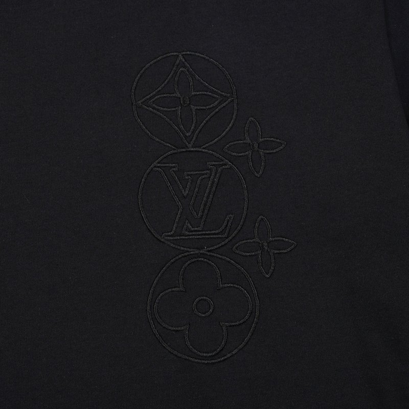 Футболка Louis Vuitton With Three Emblems "Black" фото № 4