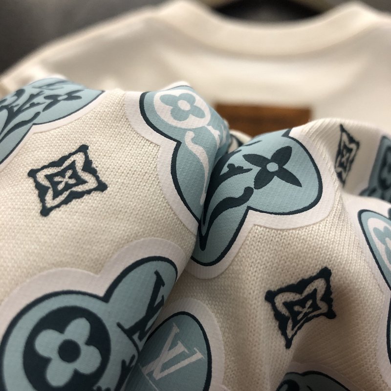 Футболка Louis Vuitton Icons With Flowers "White" фото № 4