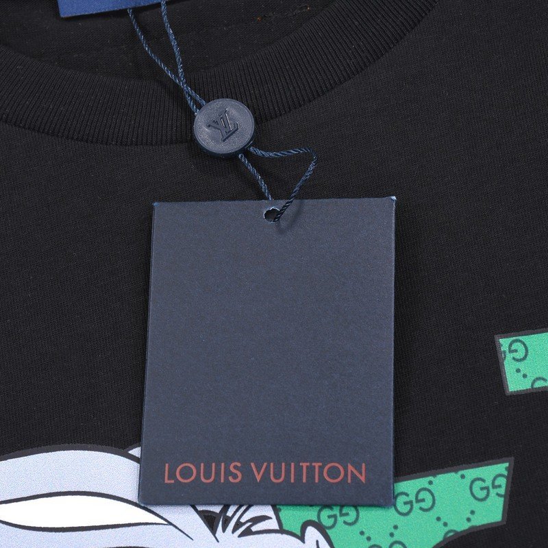 Футболка Louis Vuitton Basketball Player Rabbit "Black" фото № 6