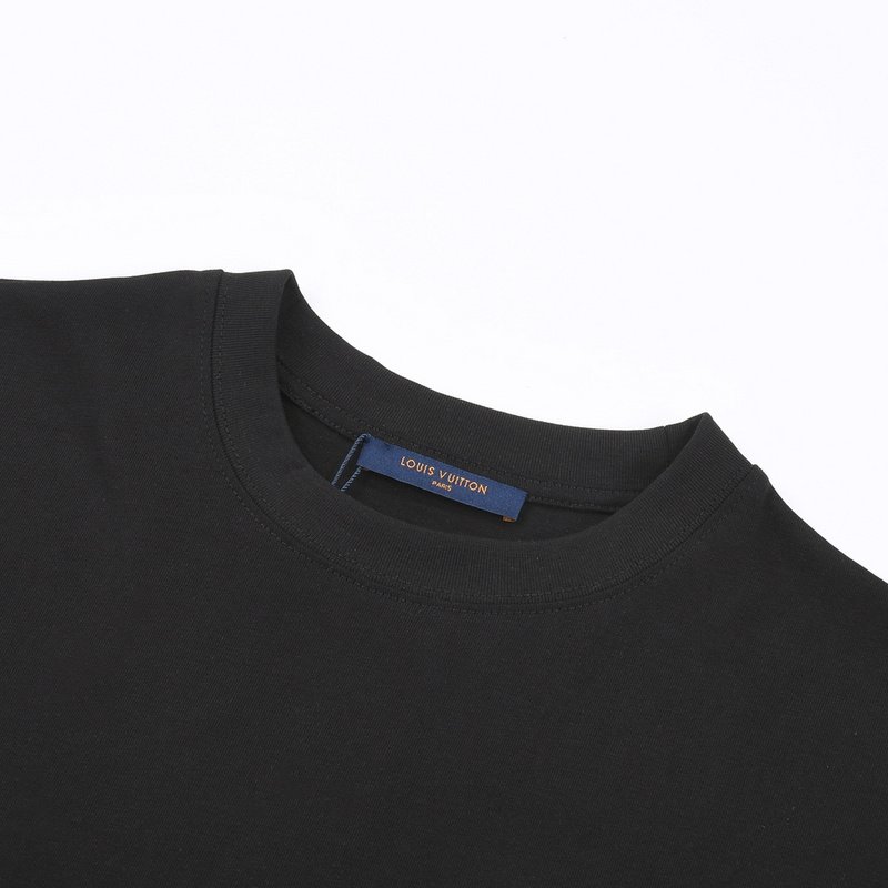 Футболка Louis Vuitton With A Square Logo "Black" фото № 6