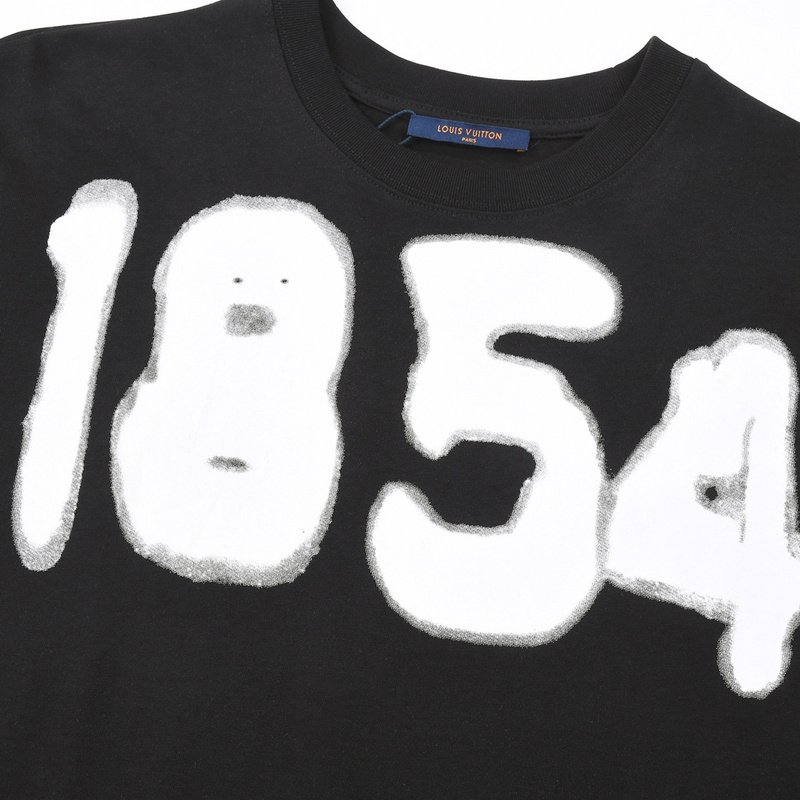 Футболка Louis Vuitton 1854 LV Logo "Black" фото № 8