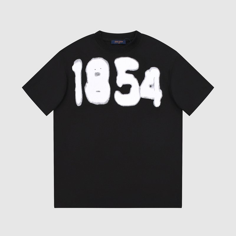 Футболка Louis Vuitton 1854 LV Logo "Black" фото № 9