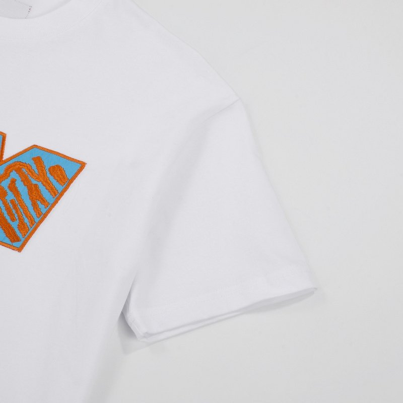 Футболка Louis Vuitton With Striped Text Logo "White" фото № 6