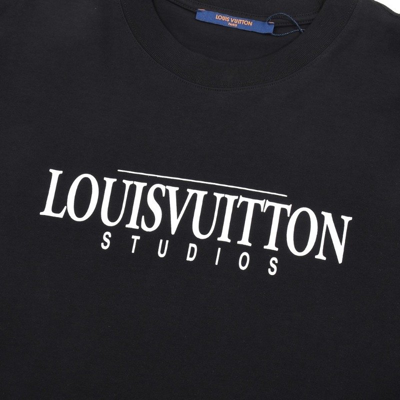 Футболка Louis Vuitton The Glow-In-The-Dark Path "Black" фото № 2