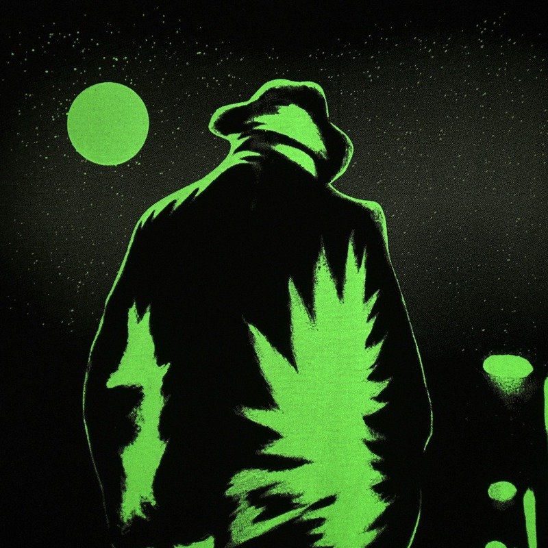 Футболка Louis Vuitton The Glow-In-The-Dark Path "Black" фото № 9