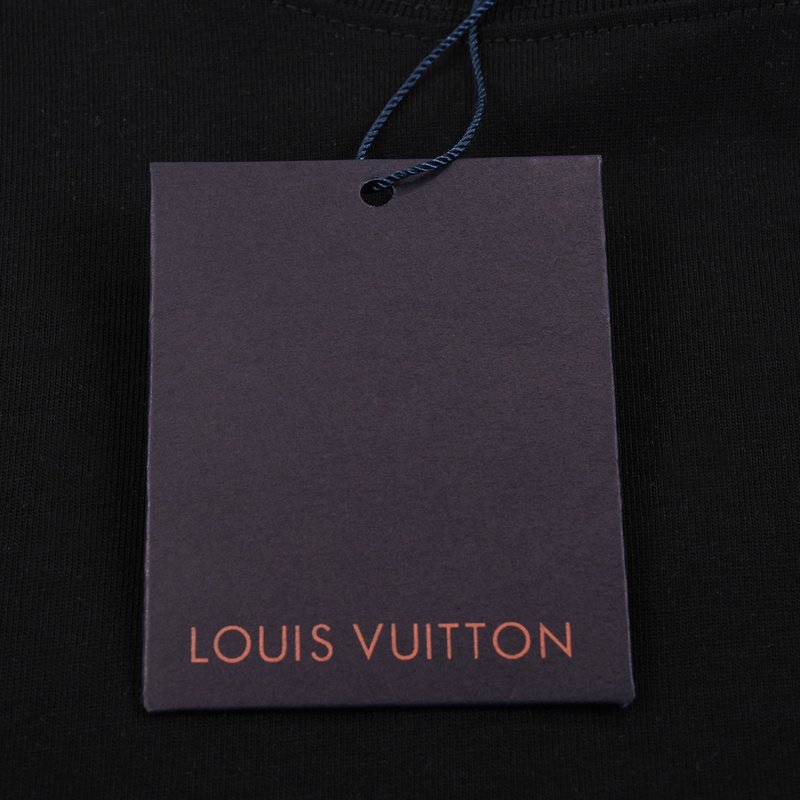 Футболка Louis Vuitton Logo-Signature "Black" фото № 3