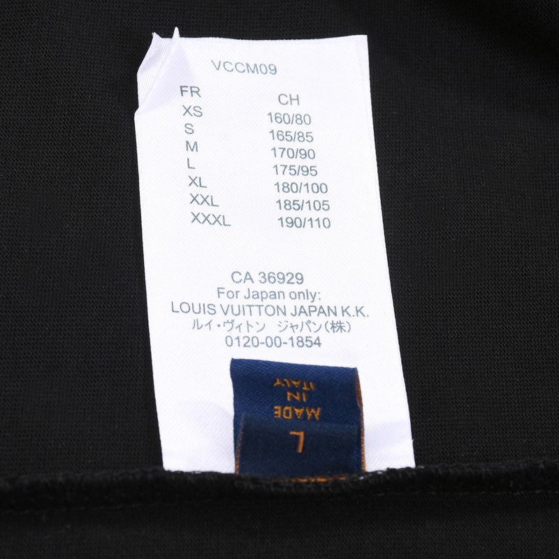 Футболка Louis Vuitton Logo-Signature "Black" фото № 8