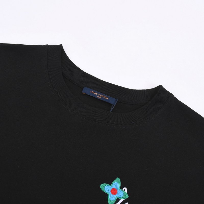 Футболка Louis Vuitton Logo-Signature "Black" фото № 6