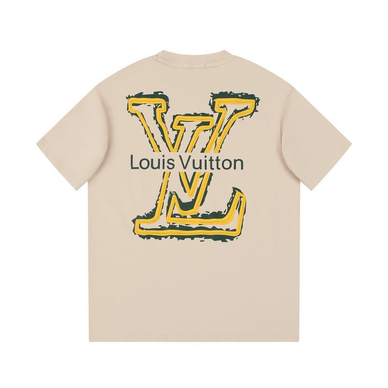 Футболка Louis Vuitton With A Brand "Beige" фото № 5