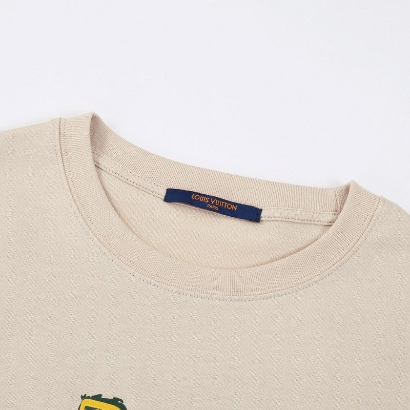 Футболка Louis Vuitton With A Brand "Beige" фото № 6