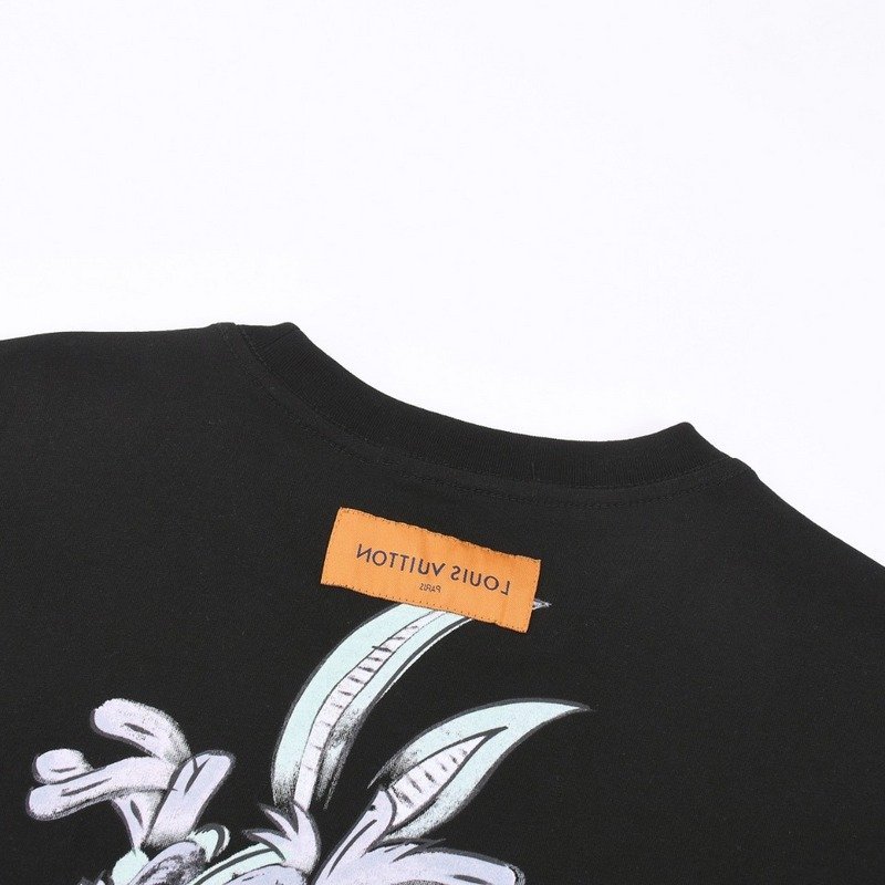 Футболка Louis Vuitton The Annoying Rabbit "Black" фото № 3