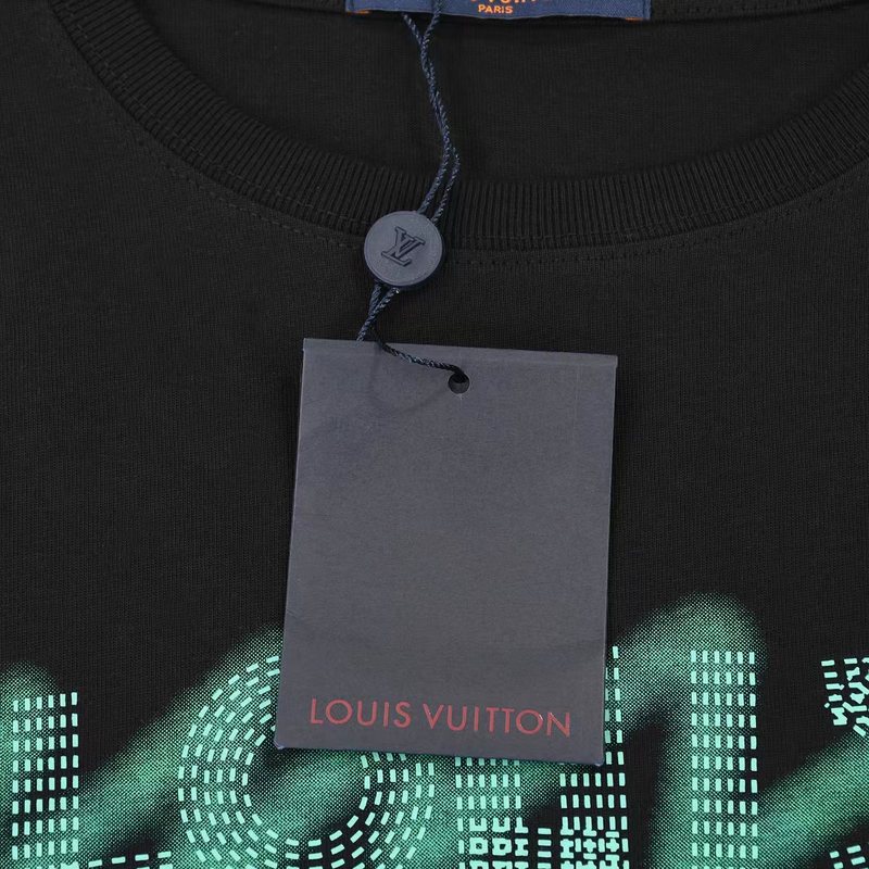 Футболка Louis Vuitton Different Brand Writing Styles "Black" фото № 4