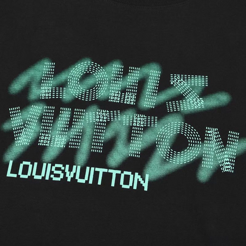 Футболка Louis Vuitton Different Brand Writing Styles "Black" фото № 3