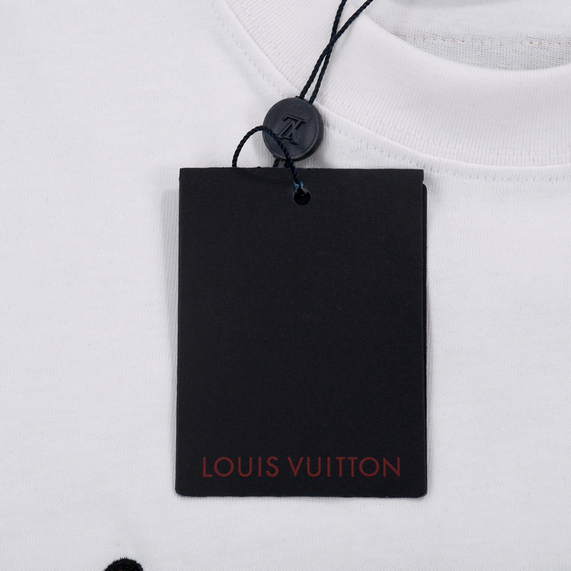Футболка Louis Vuitton Corporate Logo Design "White" фото № 7