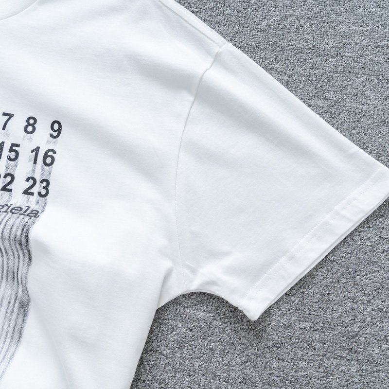 Футболка Maison Margiela Numbers "White" фото № 4