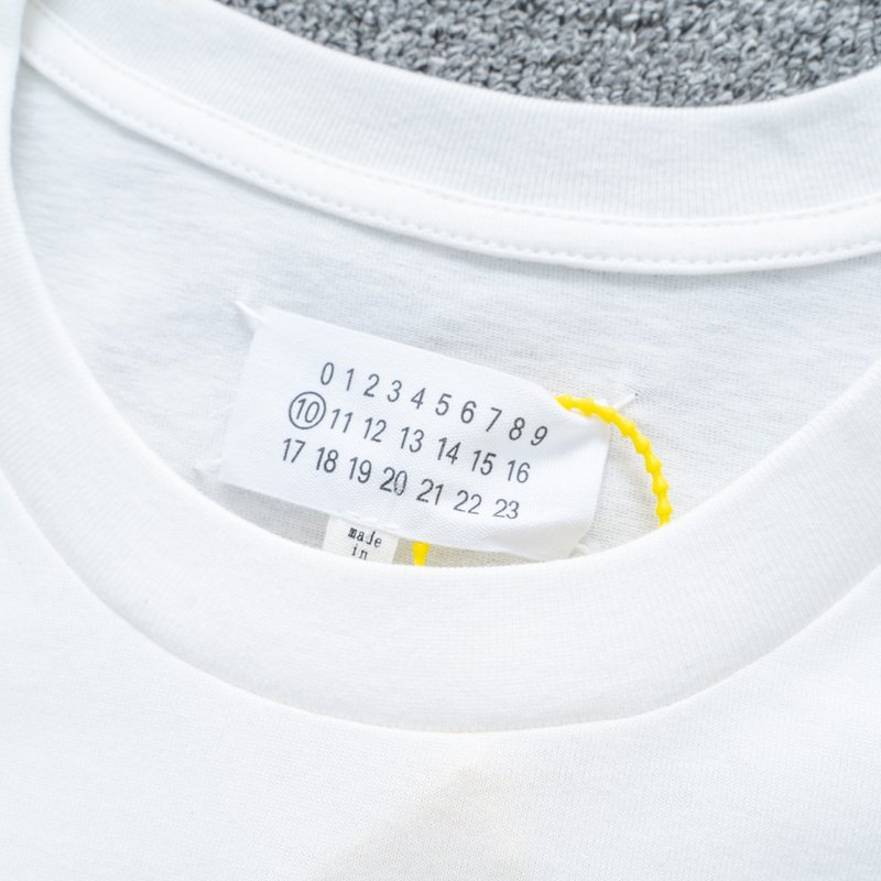 Футболка Maison Margiela Numbers "White" фото № 8
