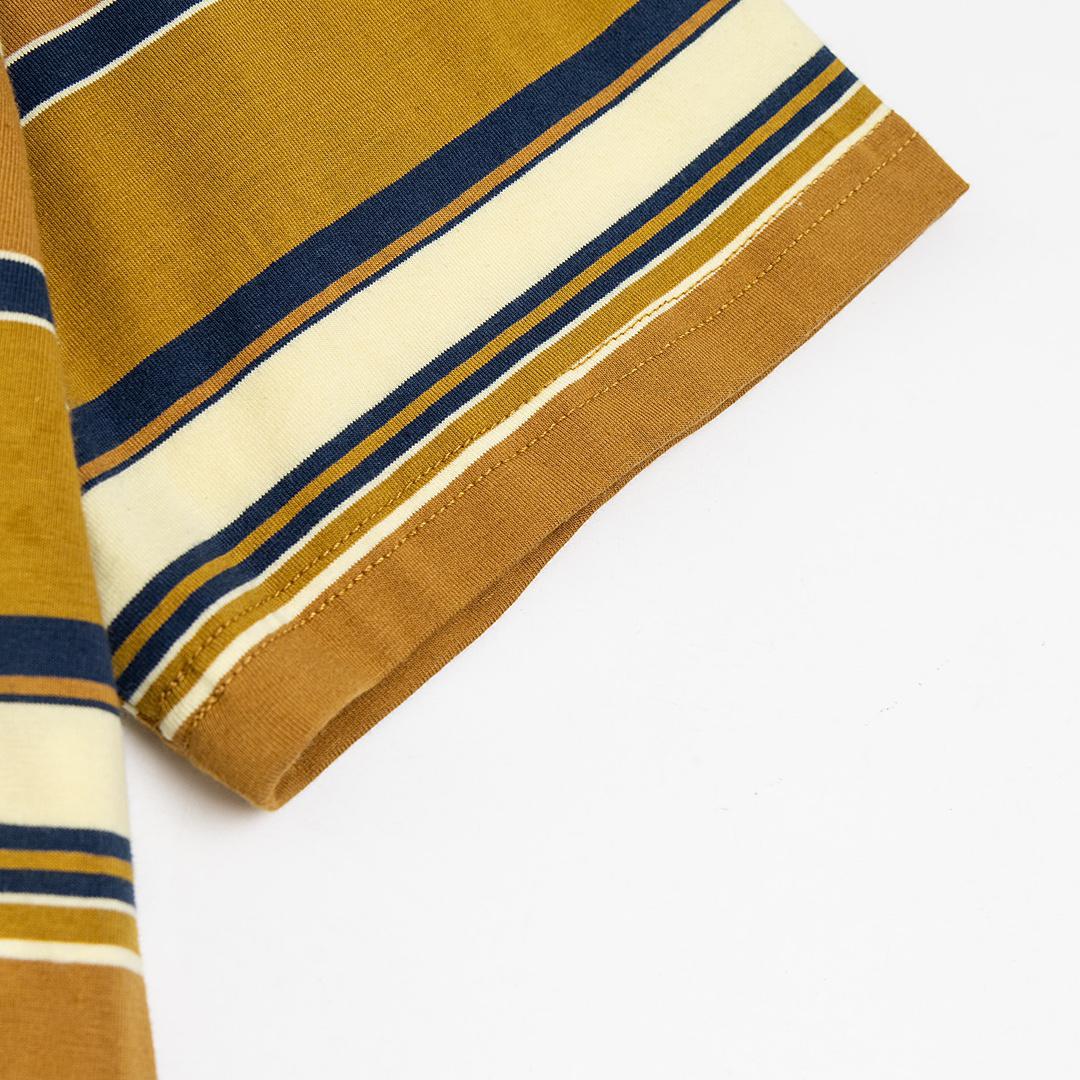 Футболка Miu Miu Bee Stripes "Brown" фото № 4