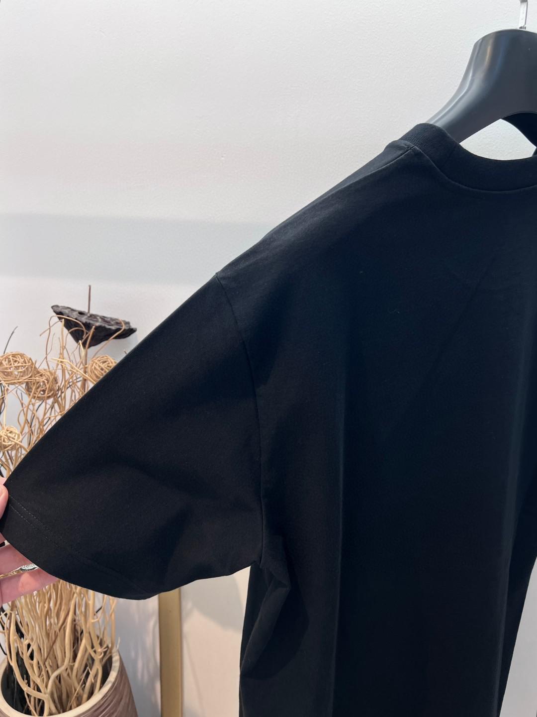 Футболка Miu Miu Frontside Contrast Color Logotype Miu Miu "Black" фото № 2