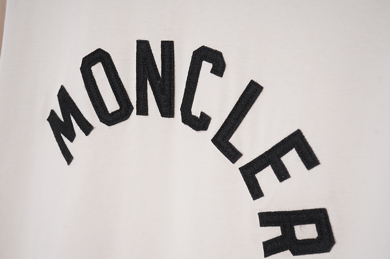 Футболка Moncler Arch Inscription "Beige" фото № 8
