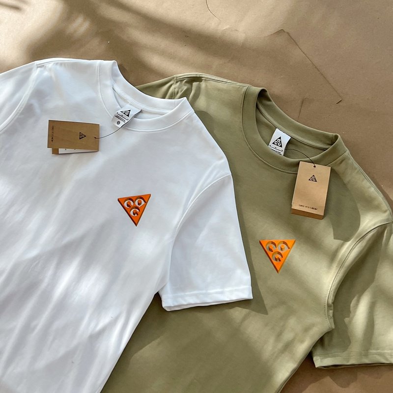 Футболка Nike Text Spiral "Beige/Green" фото № 2