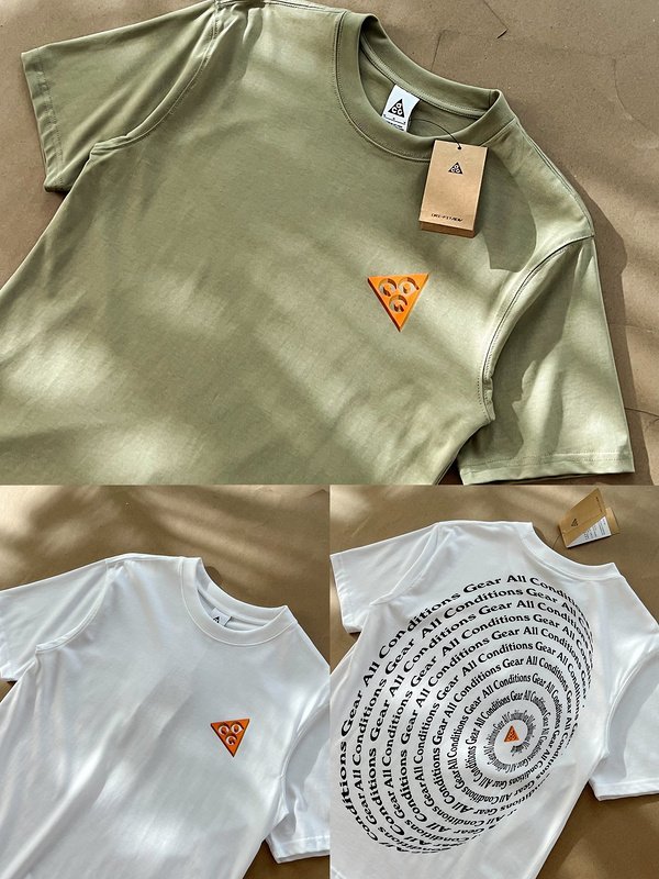 Футболка Nike Text Spiral "Beige/Green" фото № 4