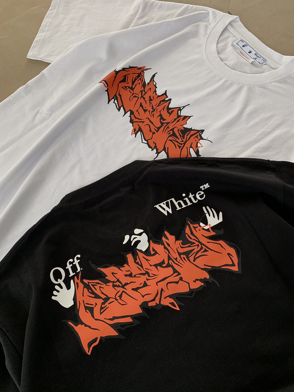 Футболка Off-White Neen Graffiti Skate OS "Black" фото № 8