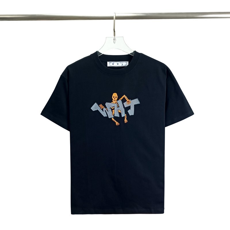 Футболка Off White With Colorful Graffiti Print "Black" фото № 3