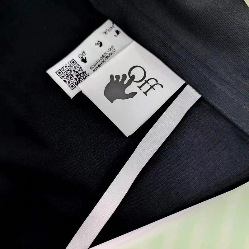 Футболка Off White With Colorful Graffiti Print "Black" фото № 4