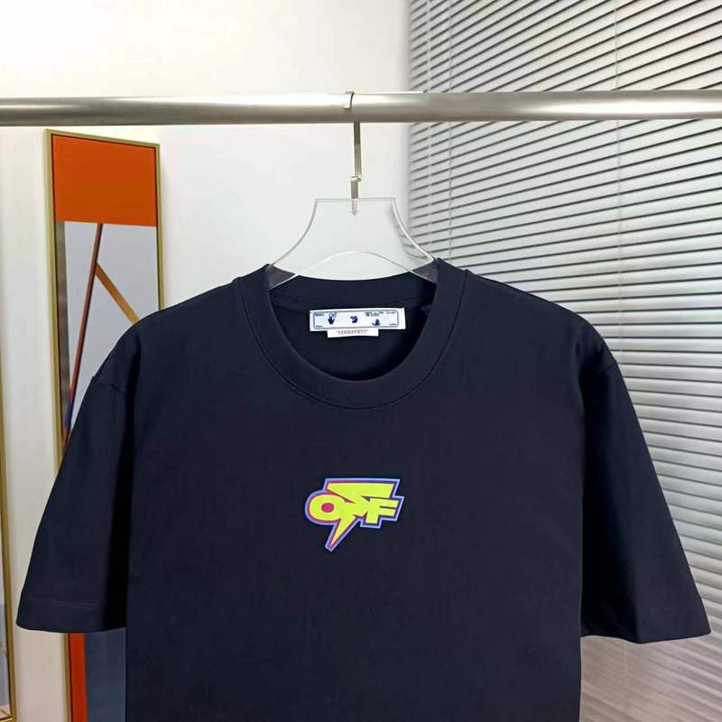 Футболка Off White With Bright Brand Logo "Black" фото № 4