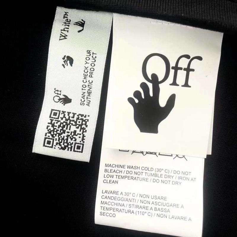 Футболка Off White Workers "Black" фото № 7