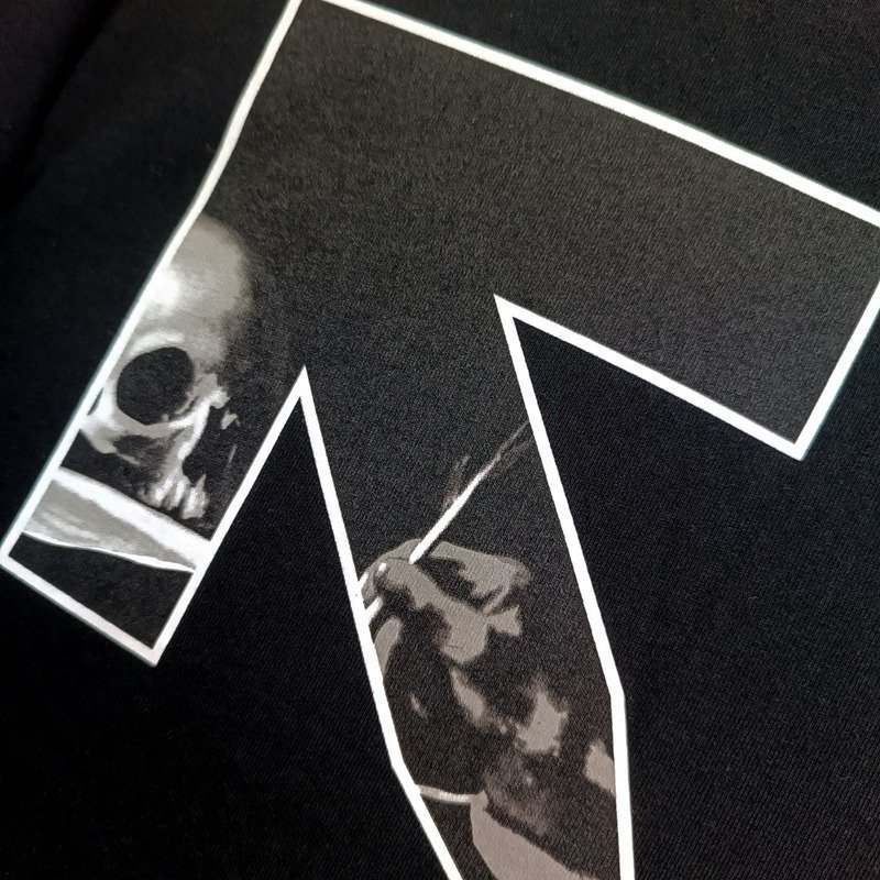 Футболка Off White Print - Ghosts Of The Past "Black" фото № 2