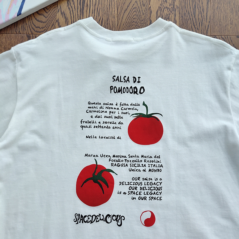 Футболка Our Legacy Tomatoes "White" фото № 6