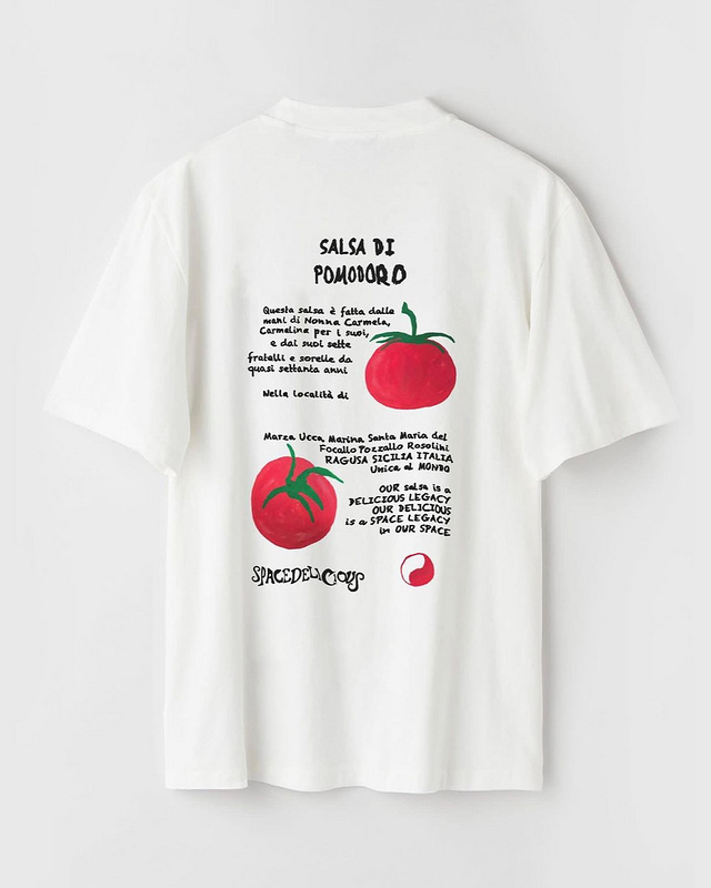 Футболка Our Legacy Tomatoes "White" фото № 3