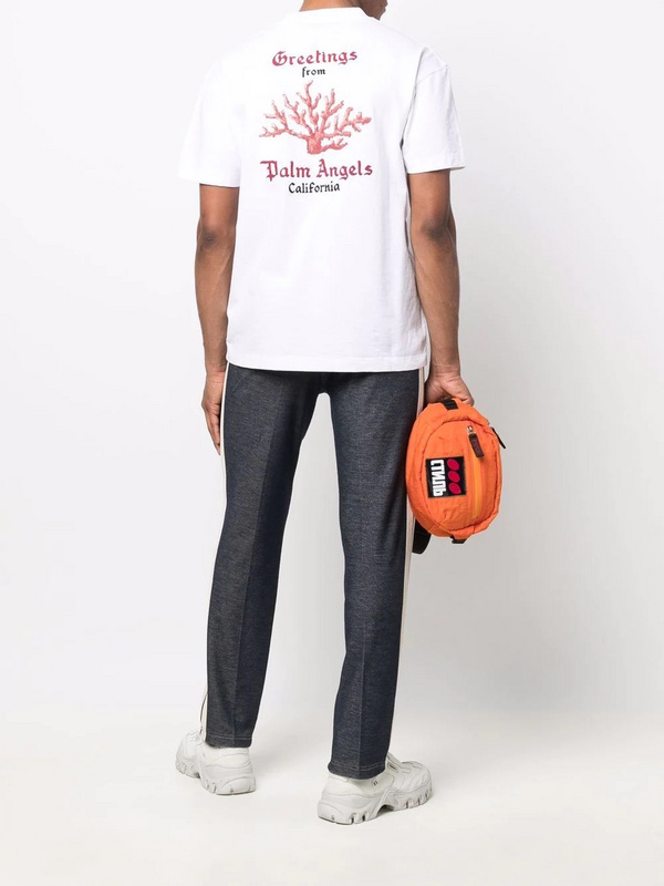 Футболка Palm Angels California Coral "White" фото № 3