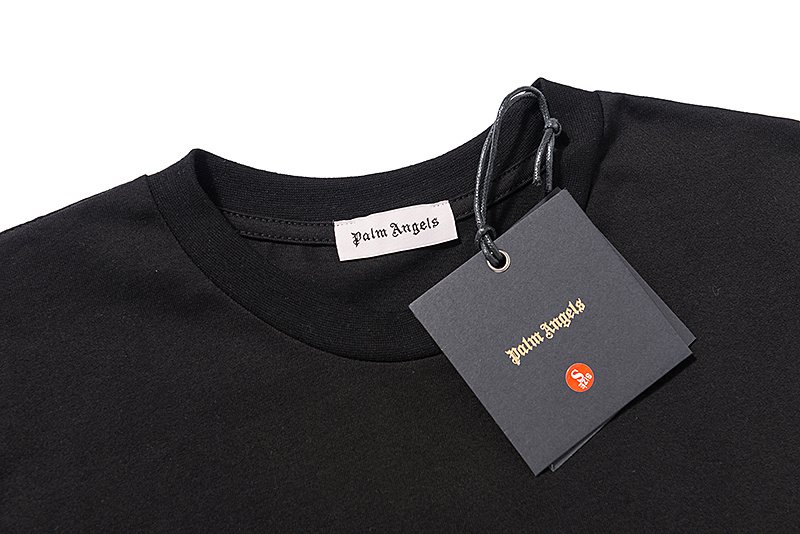 Футболка Palm Angels Print With A Plush Toy And Logo "Black" фото № 2