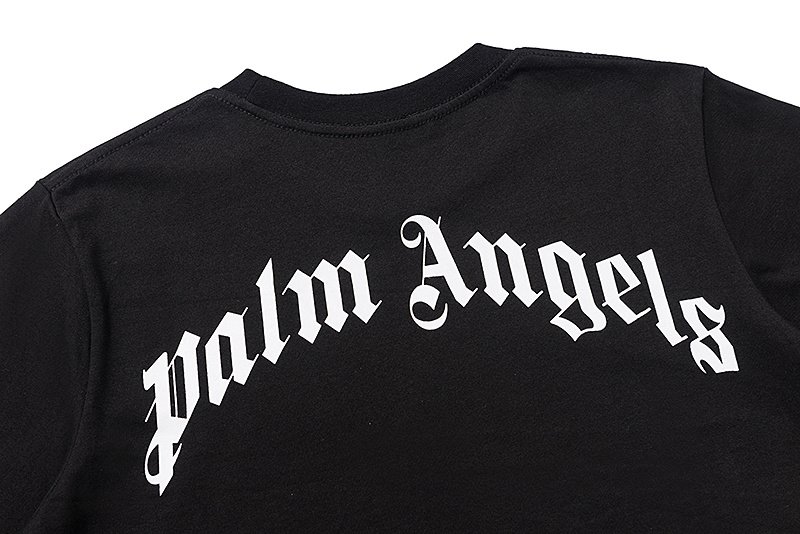 Футболка Palm Angels Print With A Plush Toy And Logo "Black" фото № 5