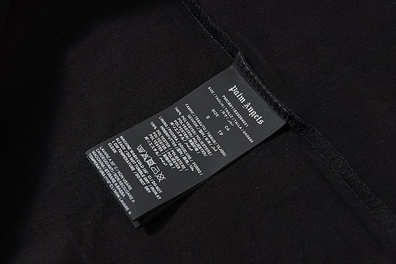 Футболка Palm Angels Print With A Plush Toy And Logo "Black" фото № 4