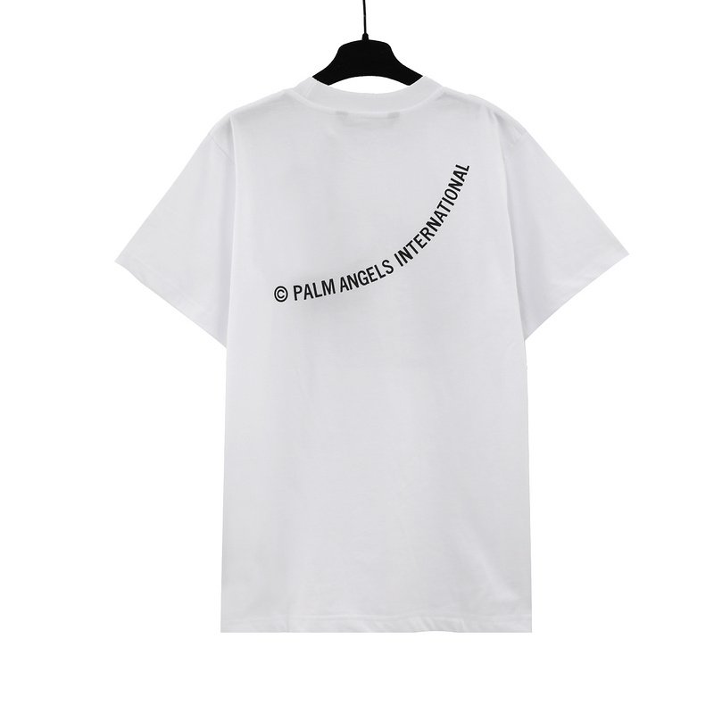 Футболка Palm Angels International "White" фото № 5