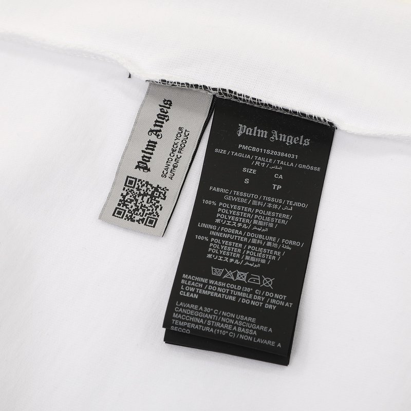 Футболка Palm Angels International "White" фото № 4